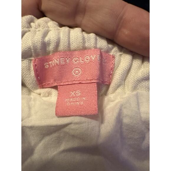 Stoney Clover x Target White Tiered Micro Skirt Linen Blend XS Boho Cottagecore - Picture 4 of 11